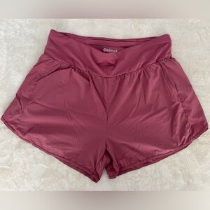 High Waist XXL Workout Athletic Shorts with Bike Shorts Pockets Breathable Comfy